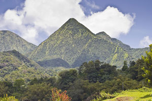 Berge auf Martinique